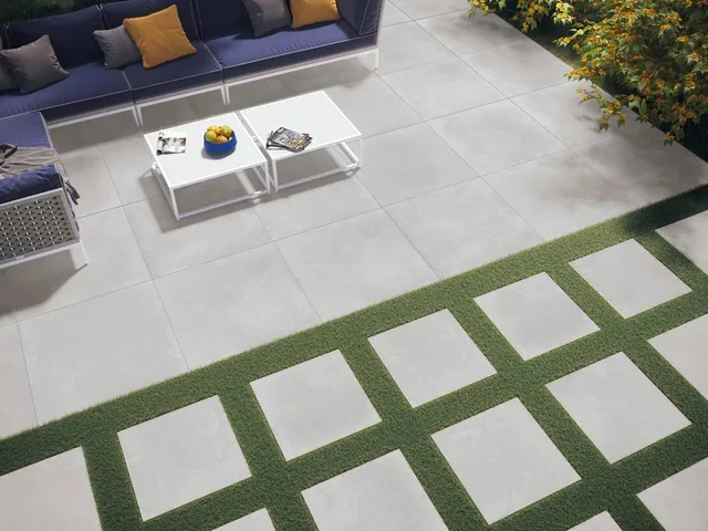 Террасные пластины Terraslab Midtown Pearl Base нескользящие 600х1200х20мм