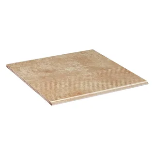Ilario Beige ступень прямая структурная 30x30
