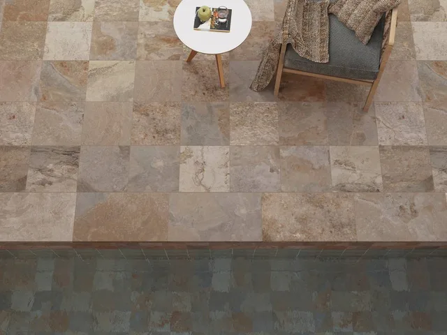 Террасные пластины Terraslab Sinai Beige Base нескользящие 600х1200х20мм