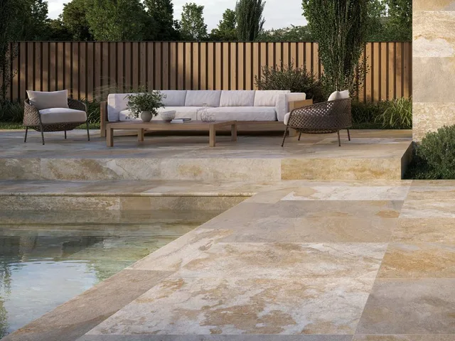 Террасные пластины Terraslab Sinai Beige Base нескользящие 600х1200х20мм