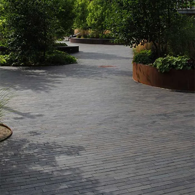 Клинкерная брусчатка Westerwalder Klinker PK815SG Schwarz-bunt Edelglanz gerumpelt ригель 240x55x52