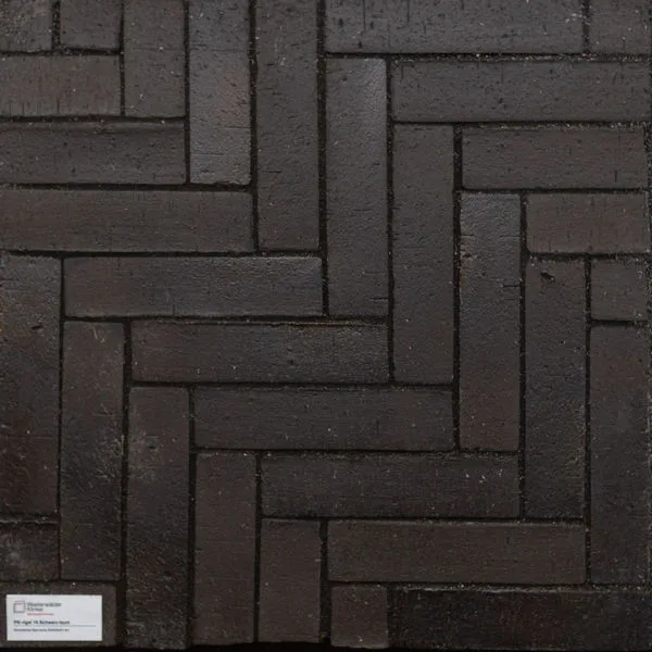 Клинкерная брусчатка Westerwalder Klinker PK815SG Schwarz-bunt Edelglanz gerumpelt ригель 240x55x52