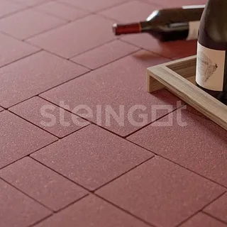 Тротуарная плитка Steingot Бавария  Темно-красная 60 мм
