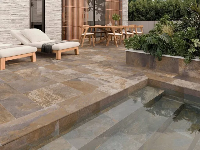 Террасные пластины Terraslab Sinai Beige Base нескользящие 600х1200х20мм