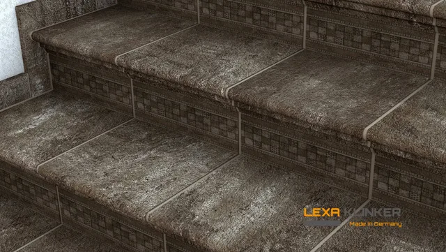 Угловая ступень Lexa Klinker Bremen Dunkelbraun