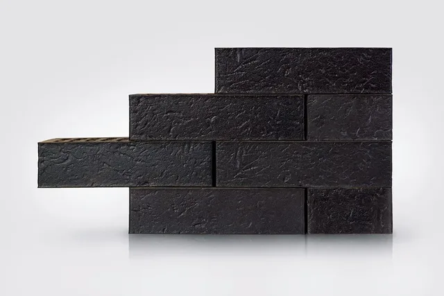 Кирпич керамический облицовочный Красная Гвардия Premium Black 1НФ, 250x120x65 мм