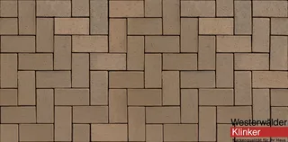 Клинкерная брусчатка Westerwalder Klinker WK114BR40 Design Braun 200х100х40