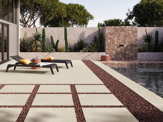Террасные пластины Terraslab Acron Ivory Base нескользящие 900х900х20мм