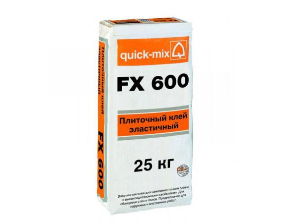 FX 600 эластичный клей для клинкера quick-mix