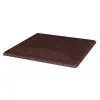 Угловая клинкерная ступень простая Paradyz Natural Brown Duro, 300х300х11 мм
