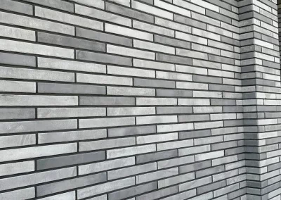 Ригельная плитка для фасада под клинкер Life Brick Лонг 200 микс, 430x52x15 мм 3