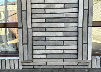 Ригельная плитка для фасада под клинкер Life Brick Лонг 200 микс, 430x52x15 мм 4
