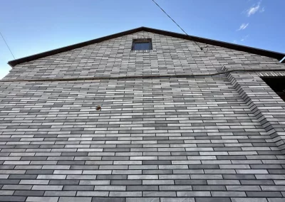 Ригельная плитка для фасада под клинкер Life Brick Лонг 200 микс, 430x52x15 мм 5