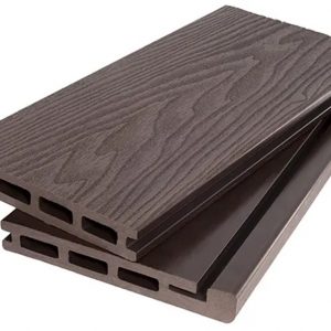 Доска Polivan Group SINGARAJA для обрамления террас по периметру, пустотелая, 3D дерево, коричневый, 5800x140x20 мм