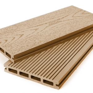 Доска террасная Grand Line Бронза, бесшовная, вельвет и тиснение, 3000x140x22 мм