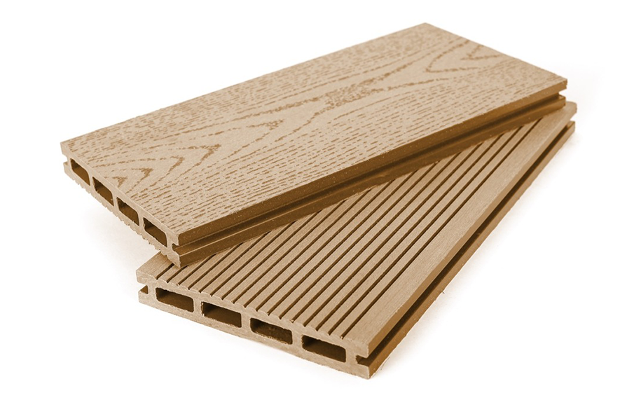 Доска террасная Grand Line Бронза, вельвет и тиснение, 4000x140x22 мм