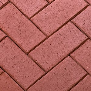 Клинкерная брусчатка ЛСР Эдинбург темно-красный 200x100x50 мм