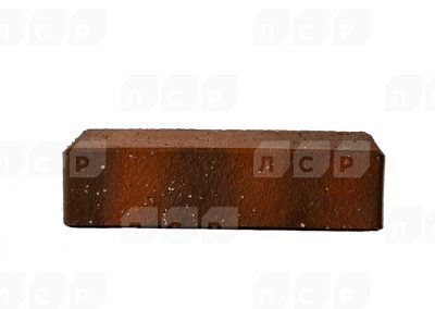 Клинкерная брусчатка ЛСР Глазго темно-красный флэшинг, 200x100x50 мм 2