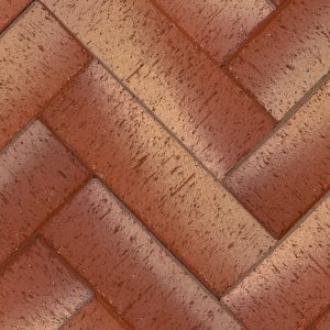 Клинкерная брусчатка ЛСР Канны красный золото, 250x80x50 мм