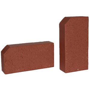 Клинкерная брусчатка ЛСР Лондон бордюр, красный 200x100x50 мм