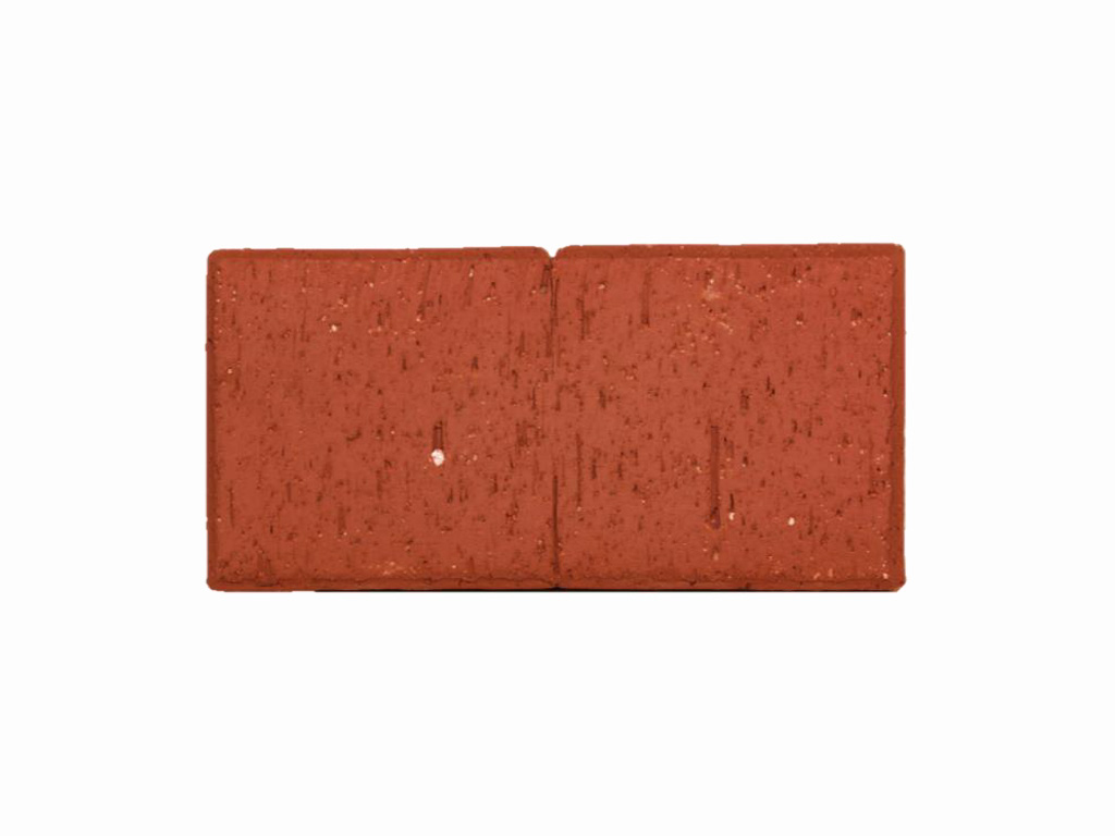 Клинкерная брусчатка ЛСР Лондон, квадро, красный 100x100x50 мм