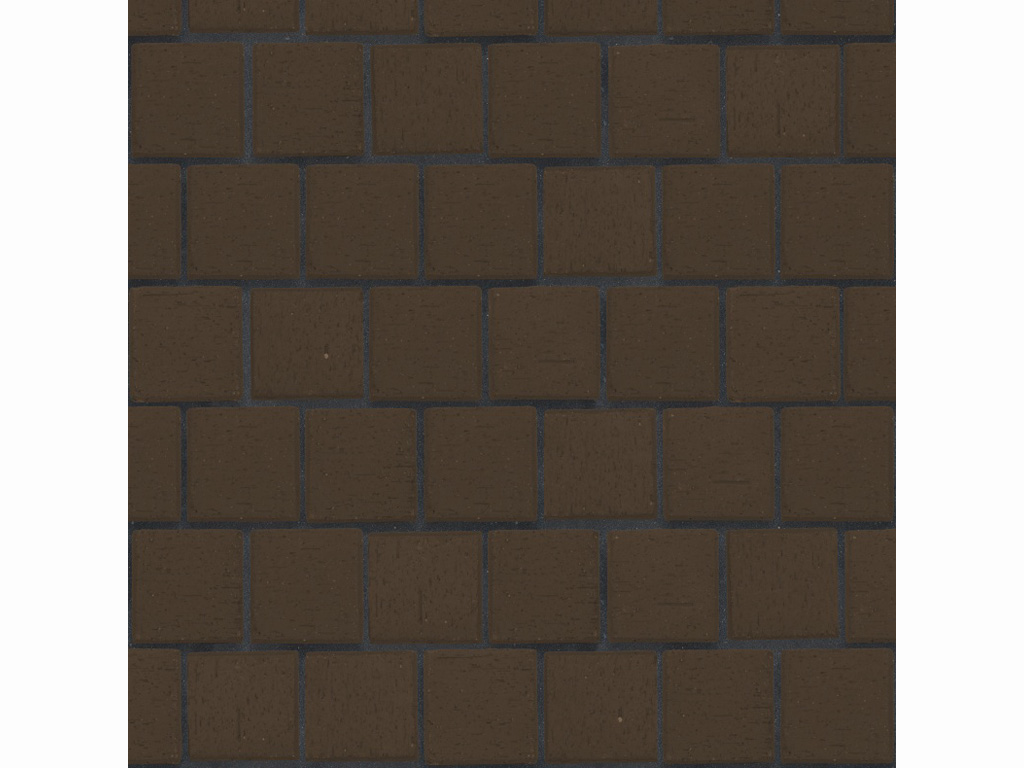 Клинкерная брусчатка ЛСР Мюнхен, квадро, коричневый 100x100x50 мм