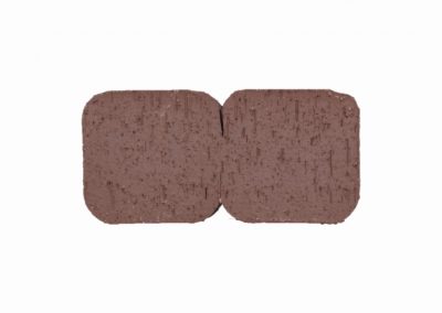 Клинкерная брусчатка ЛСР Мюнхен, квадро R, коричневый 100x100x50 мм 2