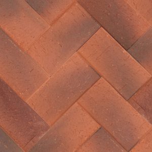 Клинкерная брусчатка ЛСР Оксфорд красный умбра, 200x100x50 мм
