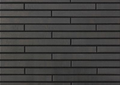 Клинкерная плитка Kerastep Long Brick (ригель) 149 BLACK 500×40х11мм 3