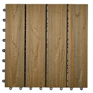 Садовый паркет CM Garden Modern, Patina Teak (Патина Тик), 300×300 мм