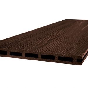 Стартовая доска-ступень Grand Line ДПК 160×22 мм 3D Шоколад, 4 м