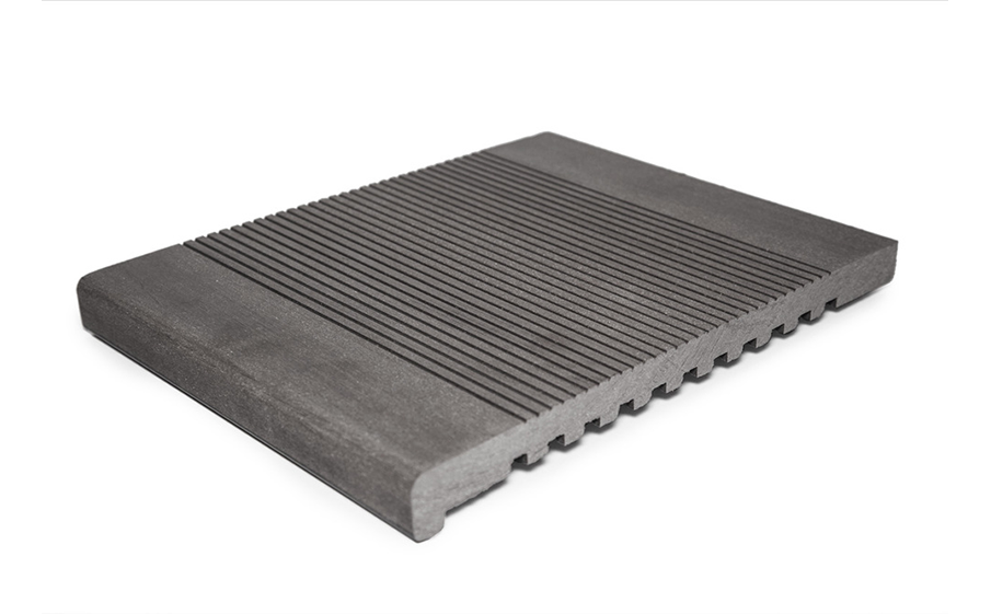 Ступень Grand Line Графит, массив, 4000x320x22 мм