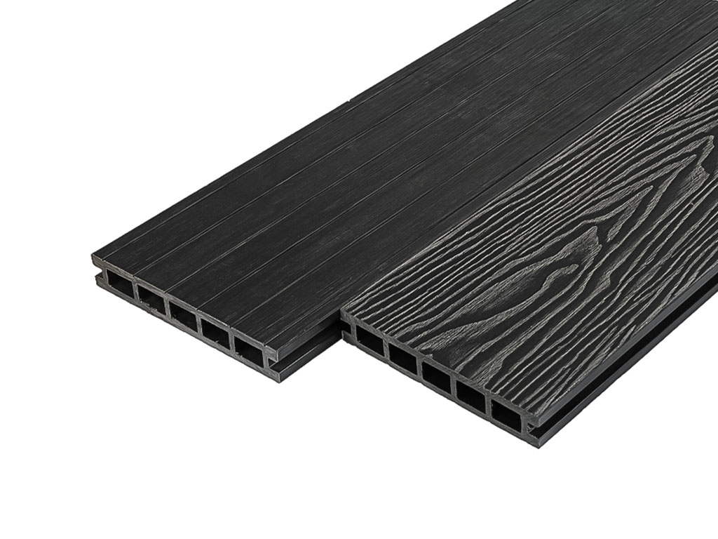 Террасная доска Deckart Praktik New Графит, 4000x150x24 мм