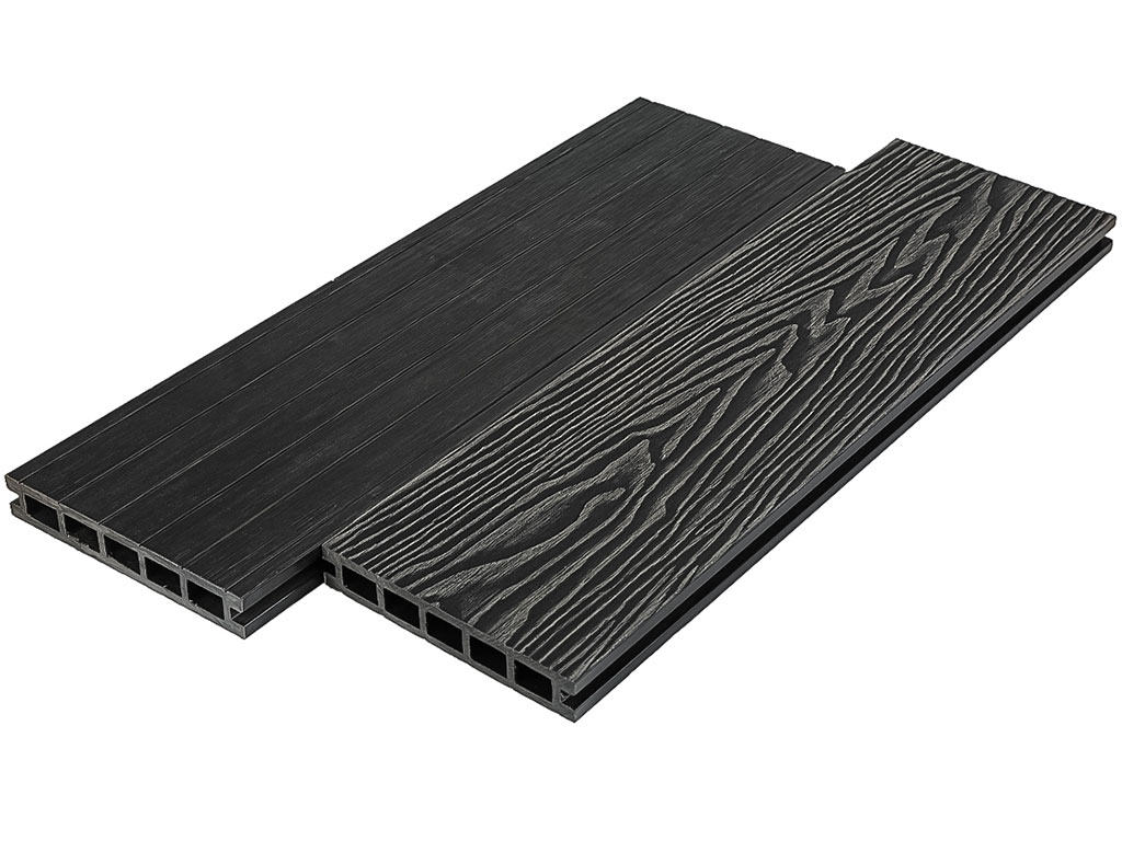 Террасная доска Deckart Praktik New Графит, 4000x150x24 мм