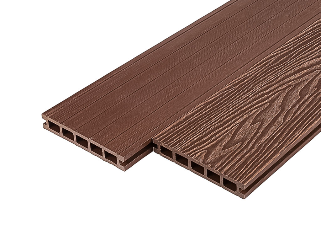 Террасная доска Deckart Praktik New Махагон, 6000x150x24 мм