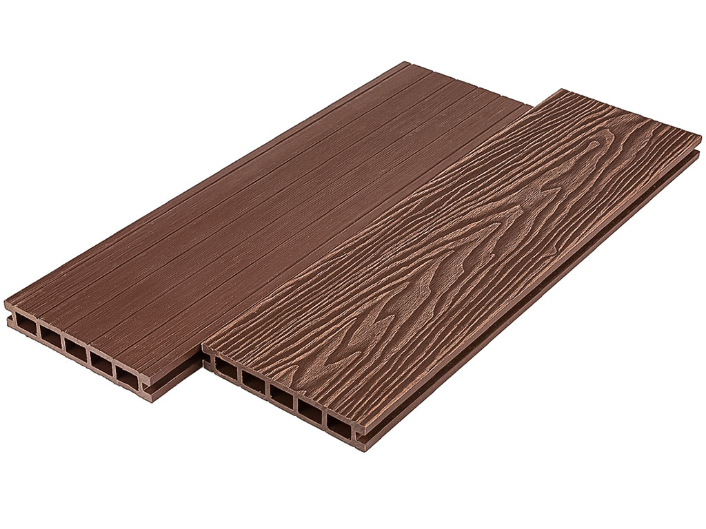 Террасная доска Deckart Praktik New Махагон, 6000x150x24 мм