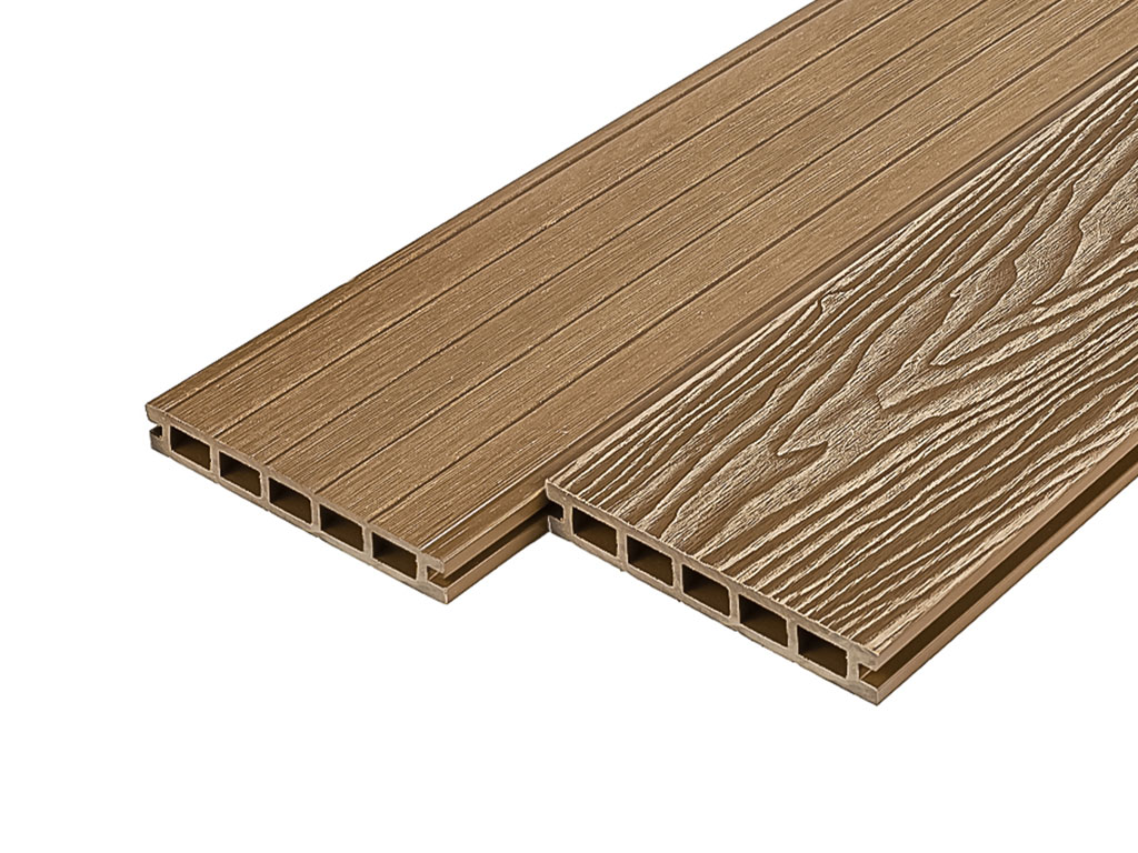 Террасная доска Deckart Praktik New Орех, 3000x150x24 мм