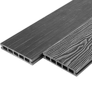 Террасная доска Deckart Praktik New Серая, 6000x150x24 мм