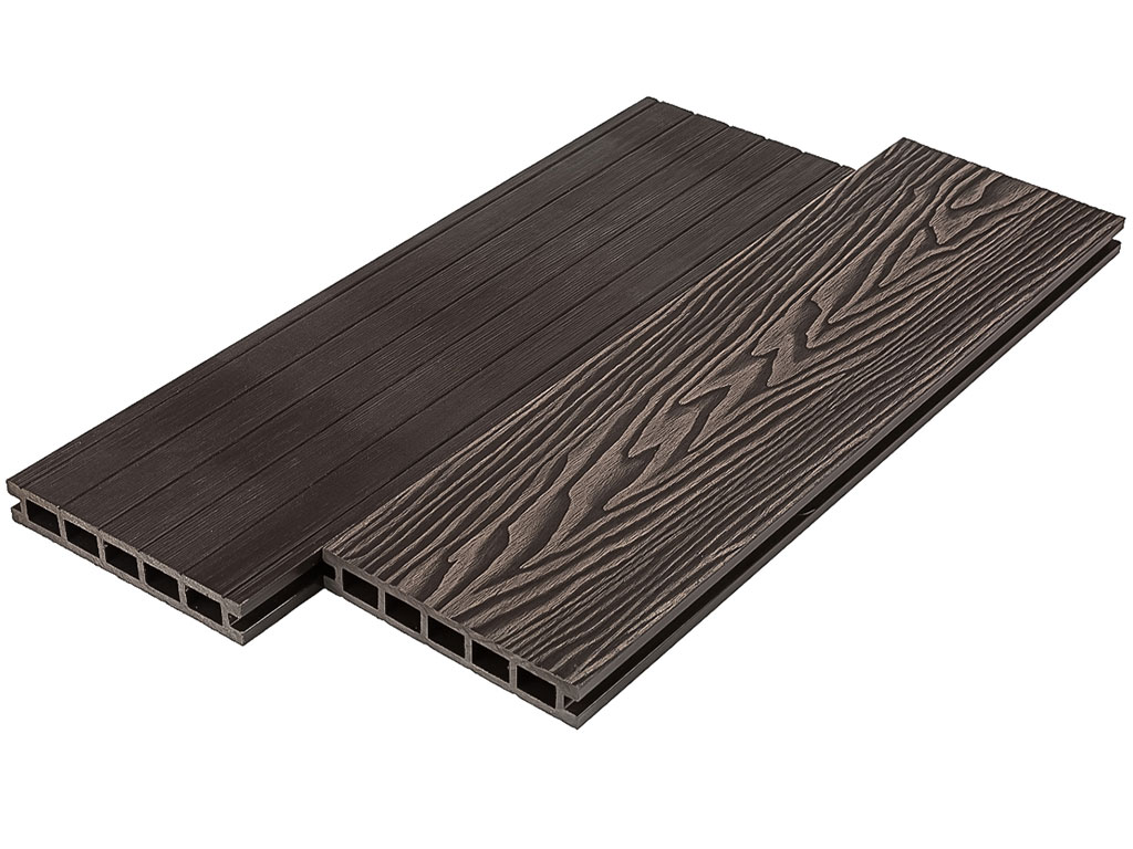 Террасная доска Deckart Praktik New Венге, 3000x150x24 мм