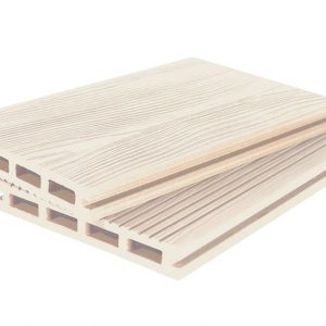 Террасная доска Grand Line 140 мм 3D Слоновая кость, 3 м