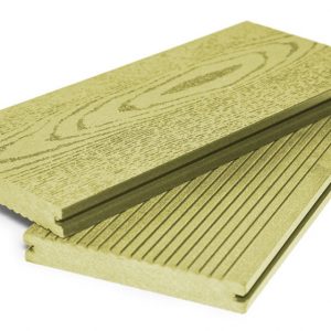 Террасная доска Grand Line 140 мм вельвет и тиснение массив Золотой, 3 м