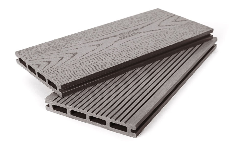 Террасная доска Grand Line 140 мм вельвет и тиснение Венге, 4 м