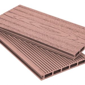 Террасная доска Grand Line 160 мм вельвет и тиснение Терракот, 4 м