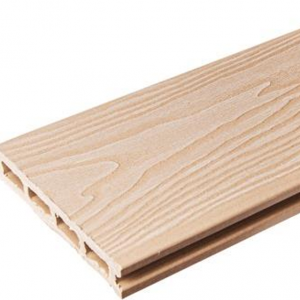 Террасная доска TalverWood, вельвет + 3D дерево, слоновая кость, 6000x150x25 мм