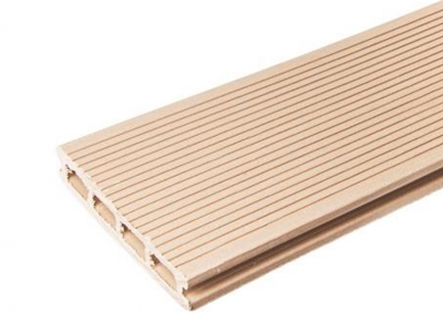 Террасная доска TalverWood, вельвет + 3D дерево, слоновая кость, 6000x150x25 мм 2