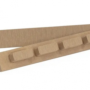 Заглушка для террасной доски Polivan Group SINGARAJA, песочный, 140x20x18 мм