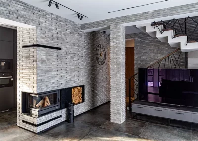 Минеральный кирпич Wandermode Armschwung AZ020R85 Aschgrau рядовой 500x40x85 мм 3