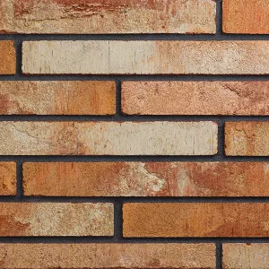 Минеральный кирпич Wandermode Armschwung AZ050L85 Feurige Lava рядовой 440x52x85 мм