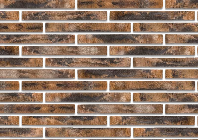 Минеральный кирпич Wandermode Armschwung AZ070L85 Bronze-Schwarz рядовой 440x52x85 мм 3