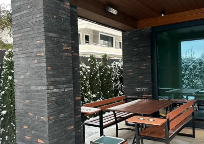 Минеральный кирпич Wandermode Armschwung AZ090R50 Schwarzes Feuer рядовой 500x40x50 мм 5